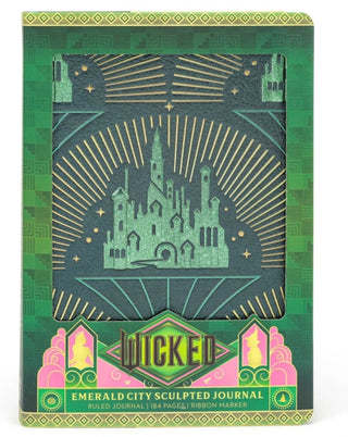 Cover image for 9798886639001 - Wicked: Emerald City Sculpted Journal