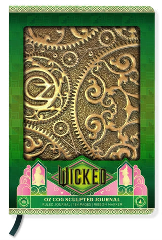 Cover image for 9798886639018 - Wicked: Oz Cogs Sculpted Journal