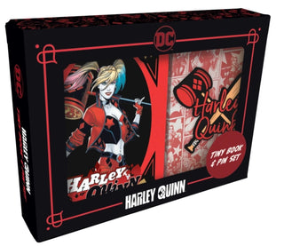 Cover image for 9798886639223 - Harley Quinn Tiny Book and Pin Set