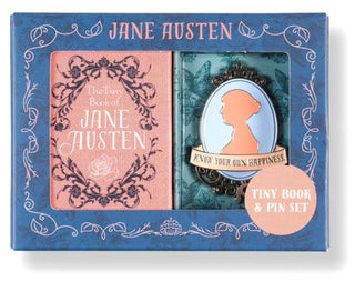 Cover image for 9798886639254 - Jane Austen Tiny Book and Pin Set