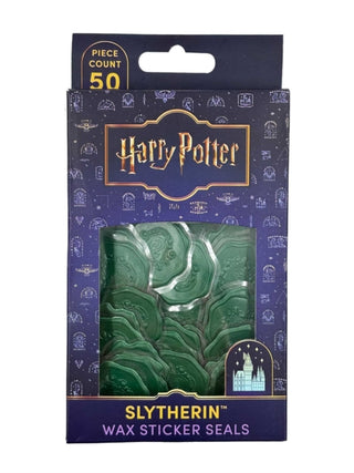 Cover image for 9798886639926 - Harry Potter: Slytherin Wax Sticker Seals (Set of 50)