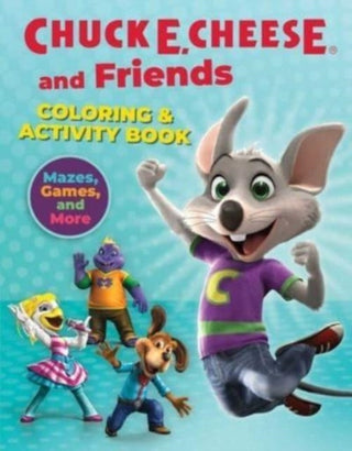 Cover image for 9798886741292 - Chuck E. Cheese & Friends Coloring & Activity Book