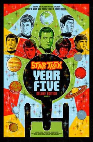 Cover image for 9798887240183 - Star Trek: Year Five Deluxe Edition--Book One