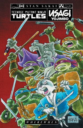 Cover image for 9798887240220 - Teenage Mutant Ninja Turtles/Usagi Yojimbo: WhereWhen