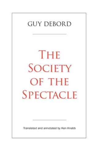 Cover image for 9798887440569 - The Society of the Spectacle