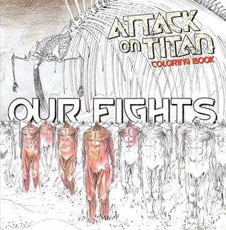 Cover image for 9798888777602 - Attack on Titan Coloring Book 2: Our Fights