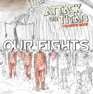 Supplemental image for 9798888777602 - Attack on Titan Coloring Book 2: Our Fights