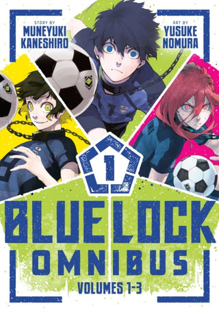Cover image for 9798888778210 - Blue Lock Omnibus 1 (Vol. 1-3)