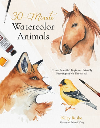 Cover image for 9798890031198 - 30-Minute Watercolor Animals