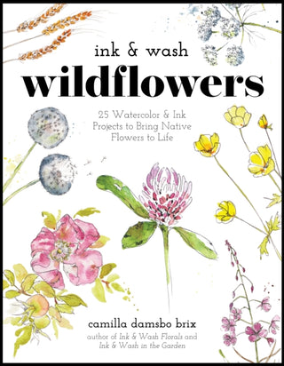 Cover image for 9798890033499 - Ink & Wash Wildflowers