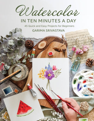 Cover image for 9798890039743 - Watercolor in 10 Minutes a Day