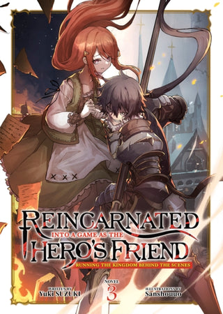 Supplemental image for 9798891602700 - Reincarnated Into a Game as the Hero's Friend: Running the Kingdom Behind the Scenes (Light Novel) Vol. 3