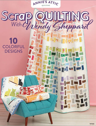 Cover image for 9798892533973 - Scrap Quilting with Wendy Sheppard