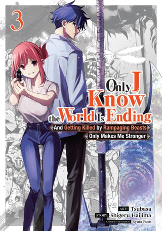 Cover image for 9798893733594 - Only I Know the World Is Ending and Getting Killed by Rampaging Beasts Only Makes Me Stronger (Manga) Vol. 3
