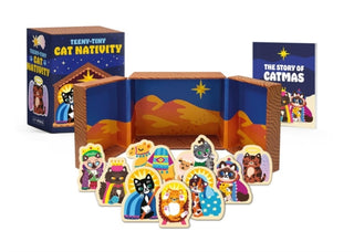Supplemental image for 9798894140056 - Teeny-Tiny Cat Nativity
