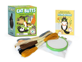 Cover image for 9798894142685 - Cat Butts Cross-Stitch Kit