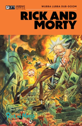 Cover image for 9798894880983 - Rick and Morty Oni Compact Comics Edition:Wubba Lubba Dub-DOOM