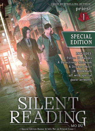 Cover image for 9798895611074 - Silent Reading: Mo Du (Novel) Vol. 1 (Special Edition)
